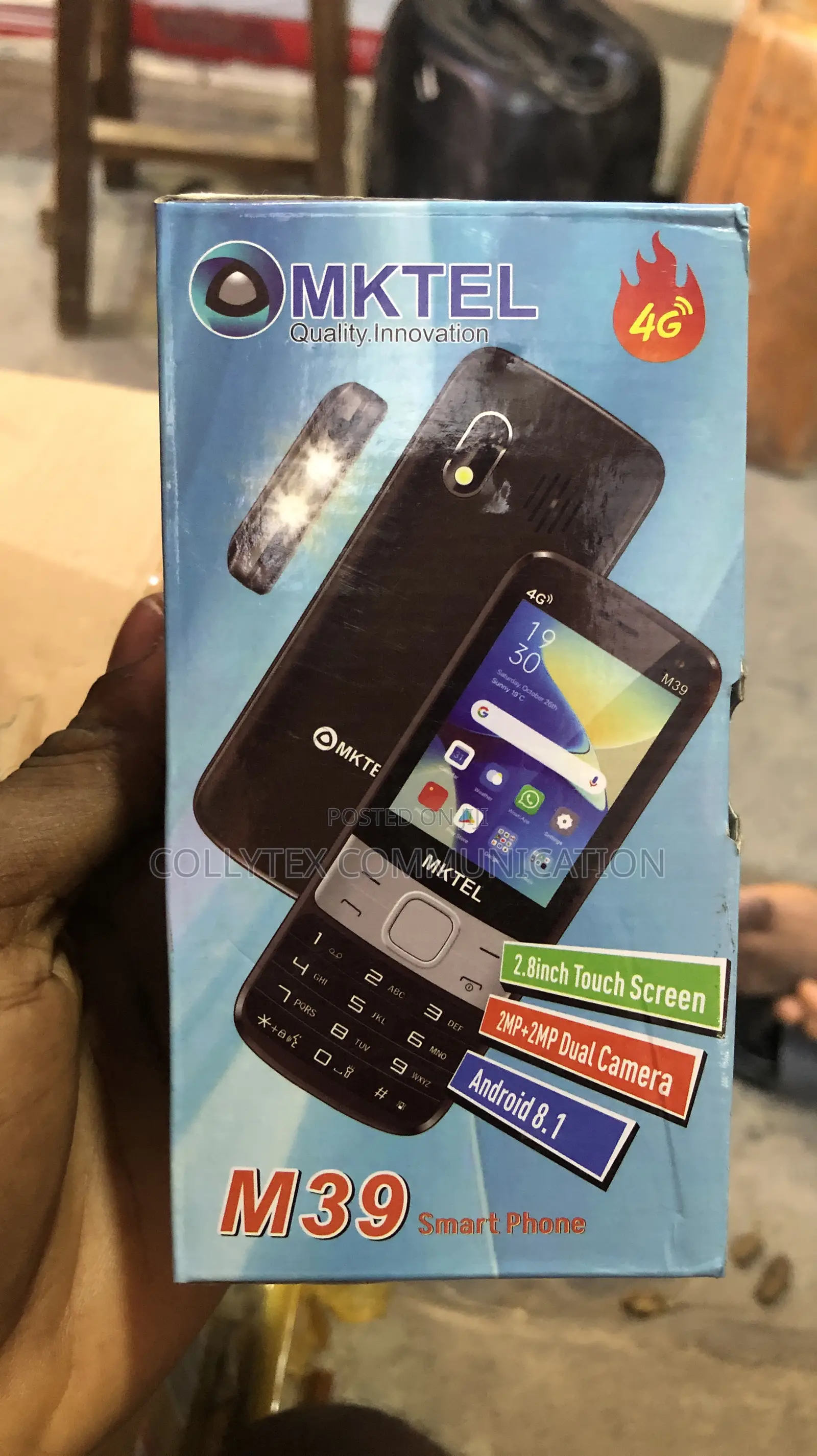 New Maxfone M18 Blue