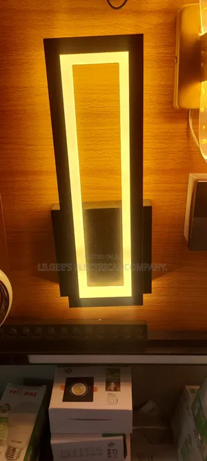 Black Body 3 Light Colours Led Wall Braket