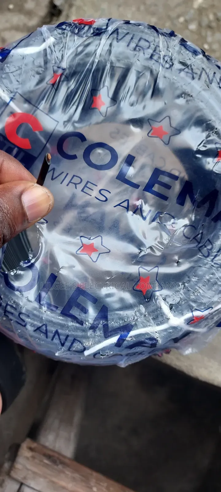 Standard Coleman 2.5mm Single Core Cable