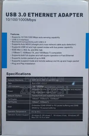 Usb 3.0 Ethernet Adapter