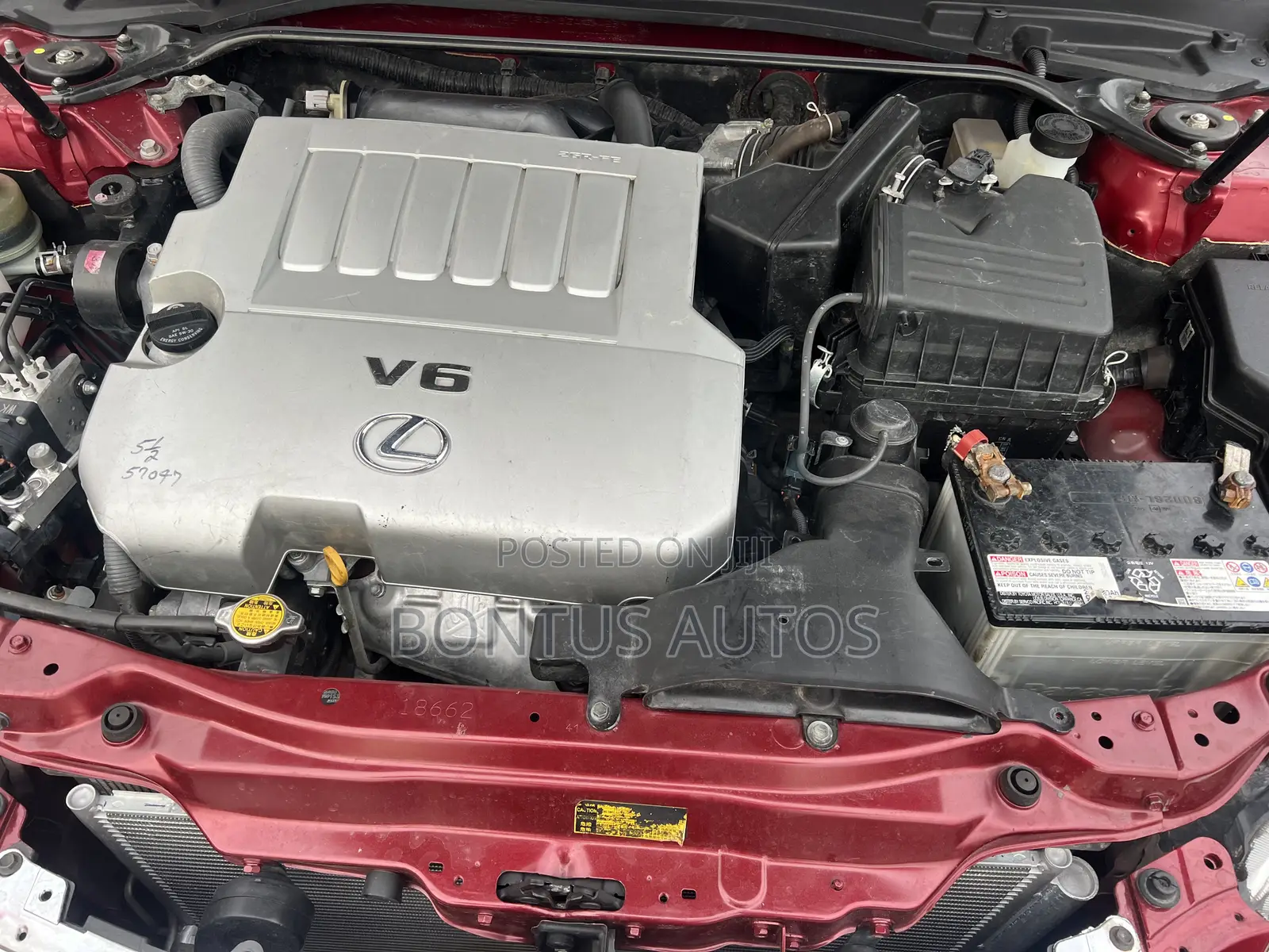 Lexus ES 350 2011 Red