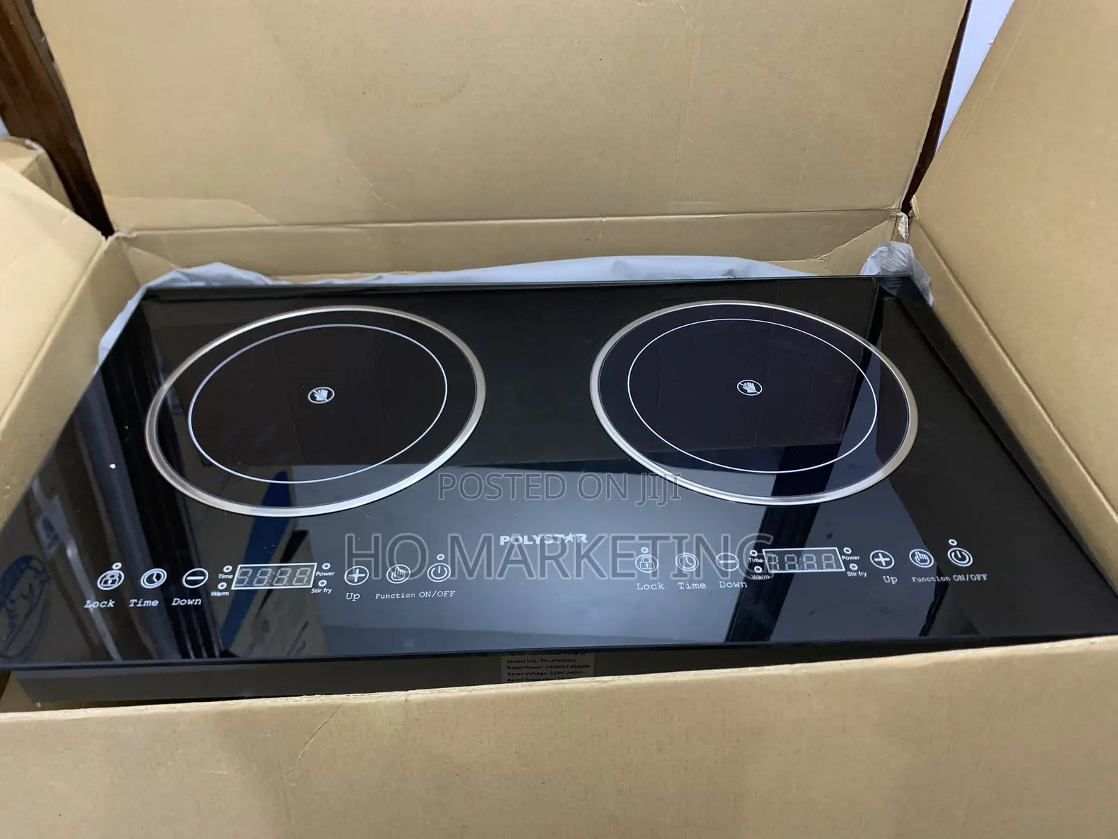 Brand New Polystar Glass Top Burner – Built-in Electric
