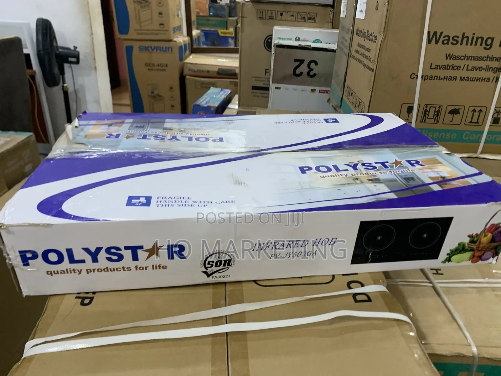 Brand New Polystar Glass Top Burner – Built-in Electric