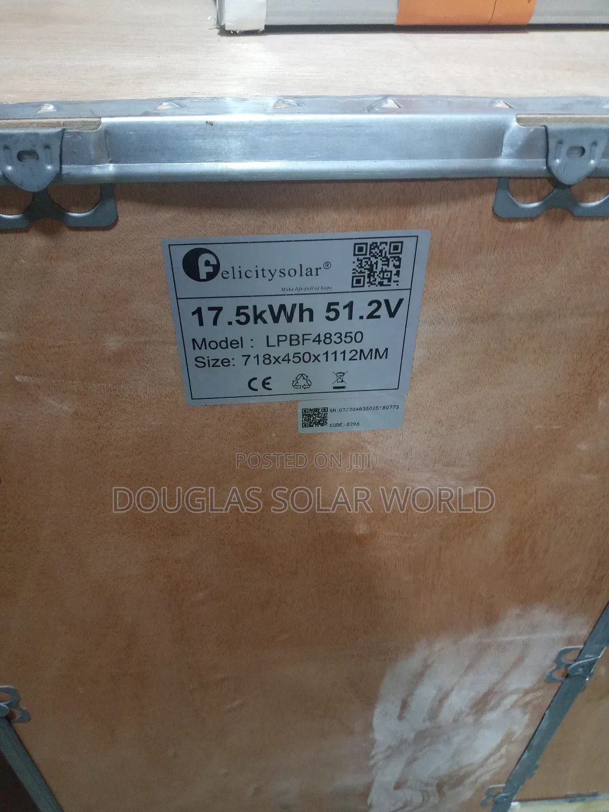 Felicity Solar Lithium Battery 17.5 KWH