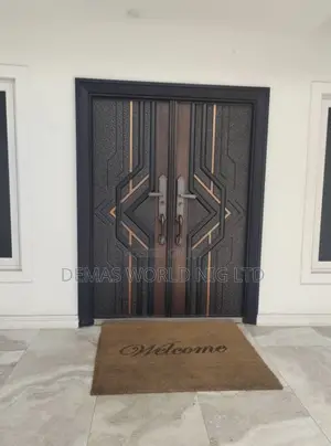 Photo - 5 by 7ft Security Cast Door With Gold Handle