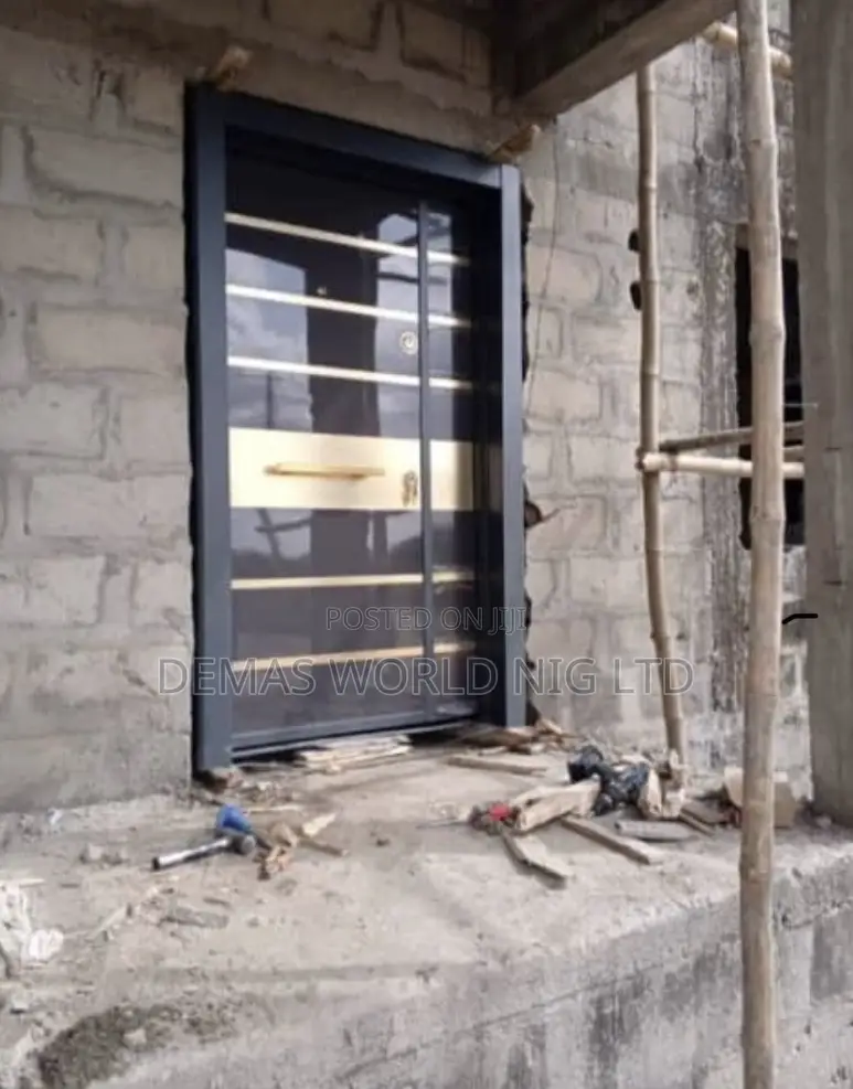 Luxury Door With Gold Handle