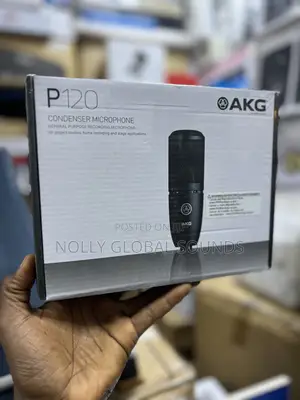 Photo - Akg P120 Studio Recording Condenser Microphone, Black