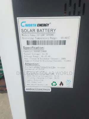 C Worth Energy Lithium Battery 20kwh