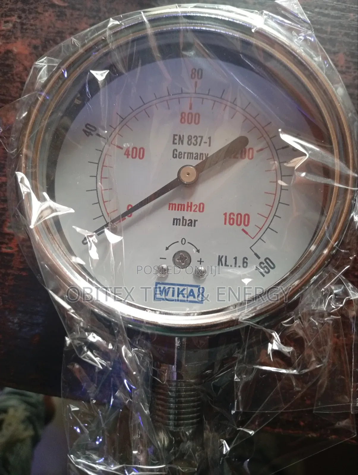 Wika en 837-1 Pressure Gauge – Germany