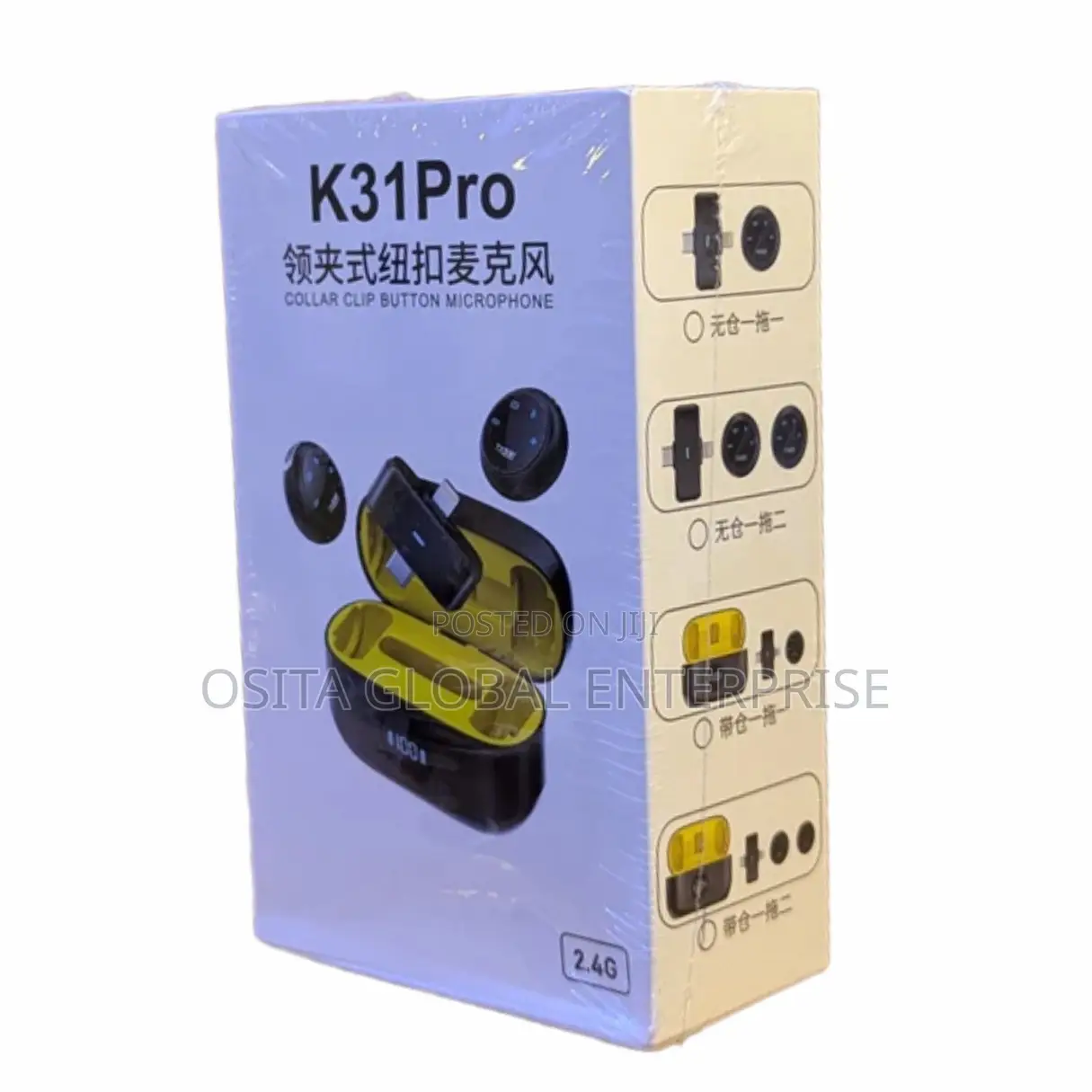  Pro Collar Clip Mic for Type C and iPhone Mouth