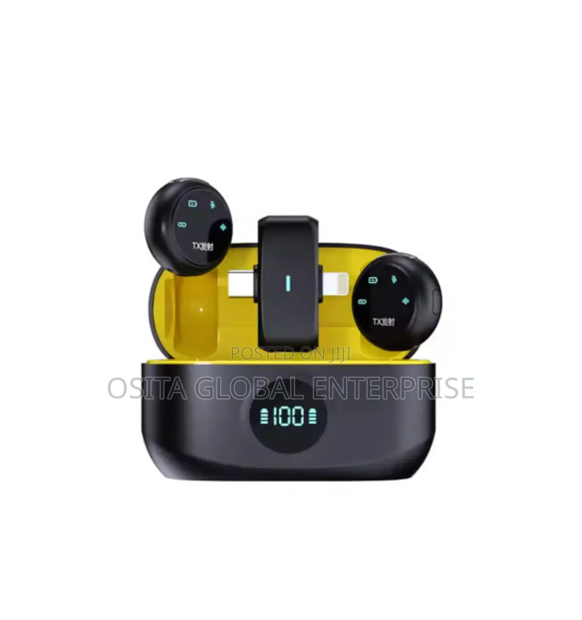  Pro Collar Clip Mic for Type C and iPhone Mouth