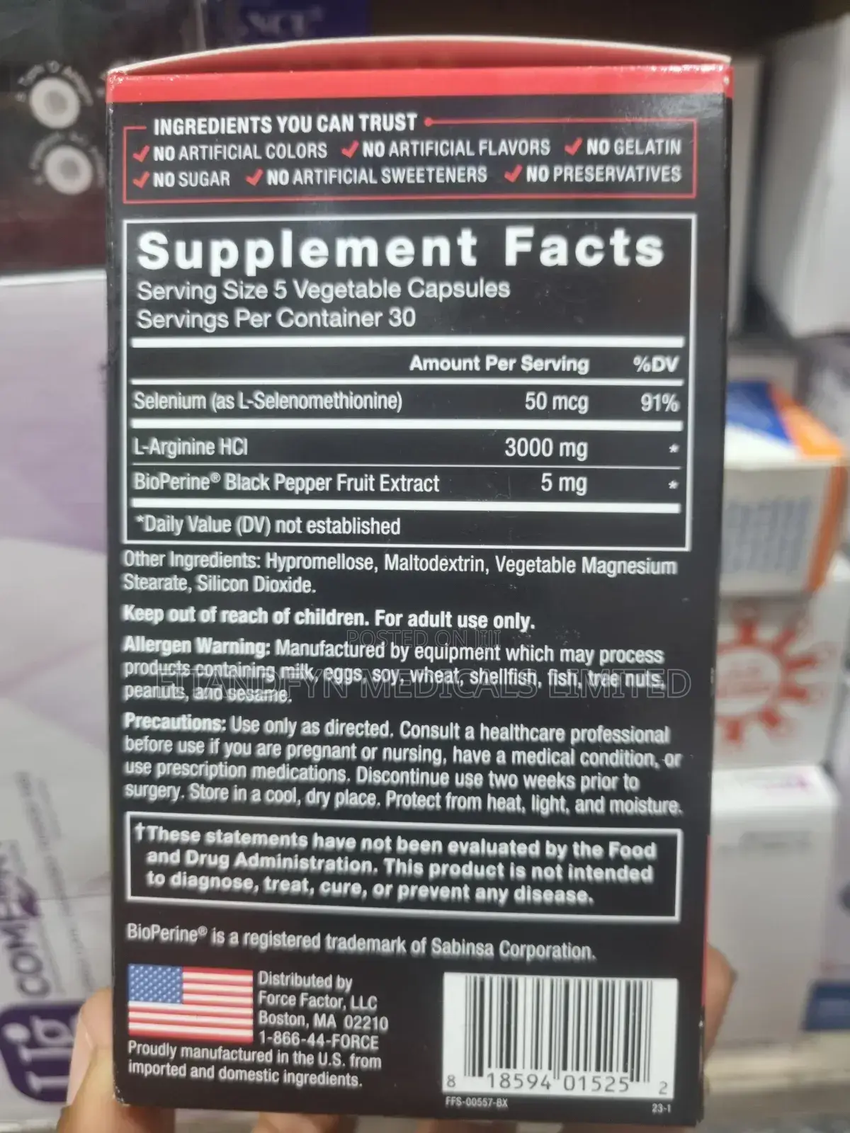 L-Arginine 3000 Mg Force Factor
