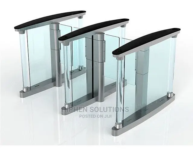 Rfid Reader Automatic Turnstiles Steady Run Servo Motor Speed Gates