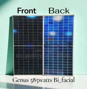 585w Genus Bifacial Sola Panel