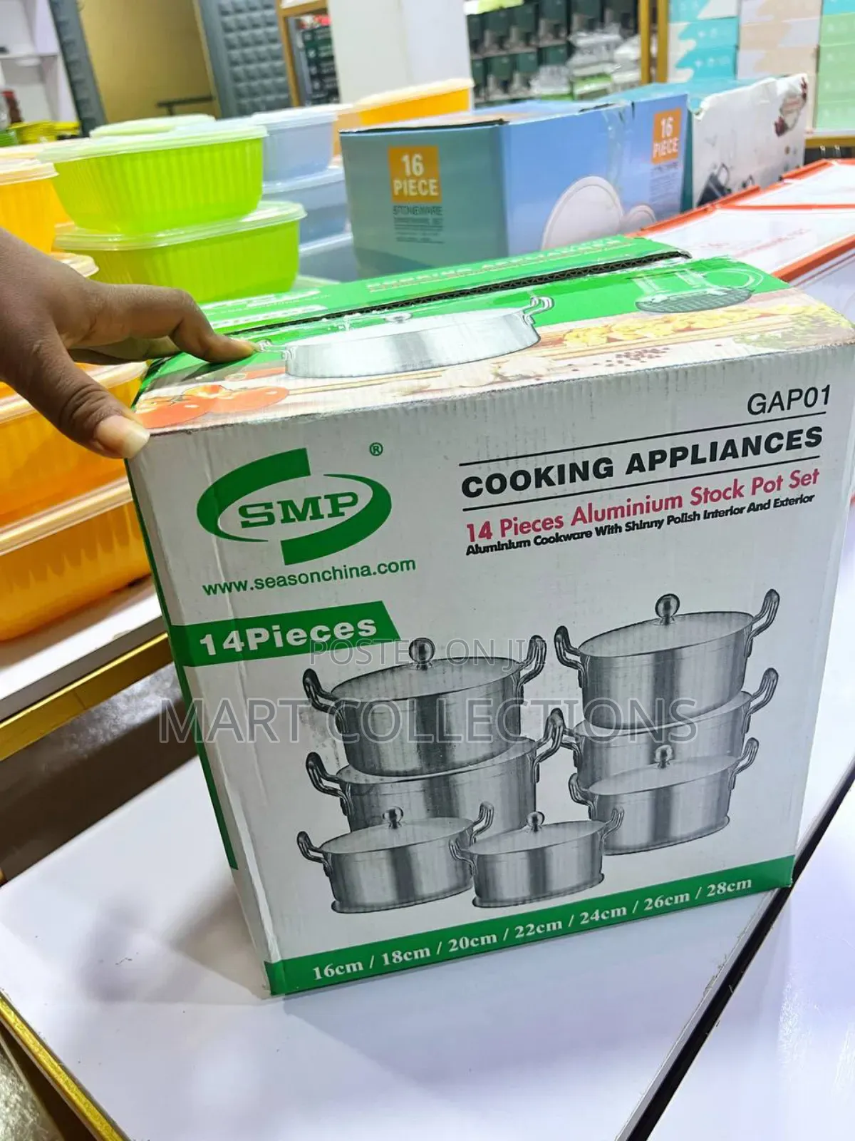 7 Sets Higher Quality Aluminum Stock Pots