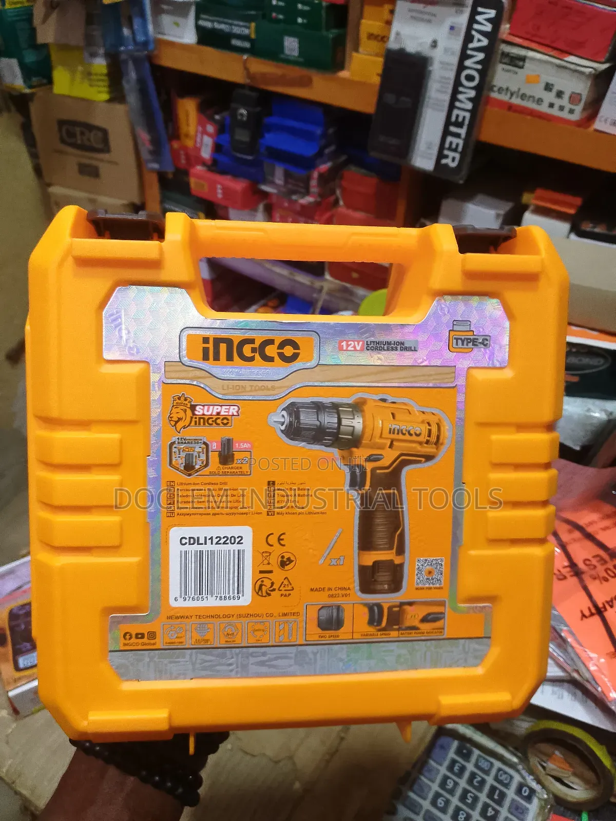 Ingco Cordless Drill 12v