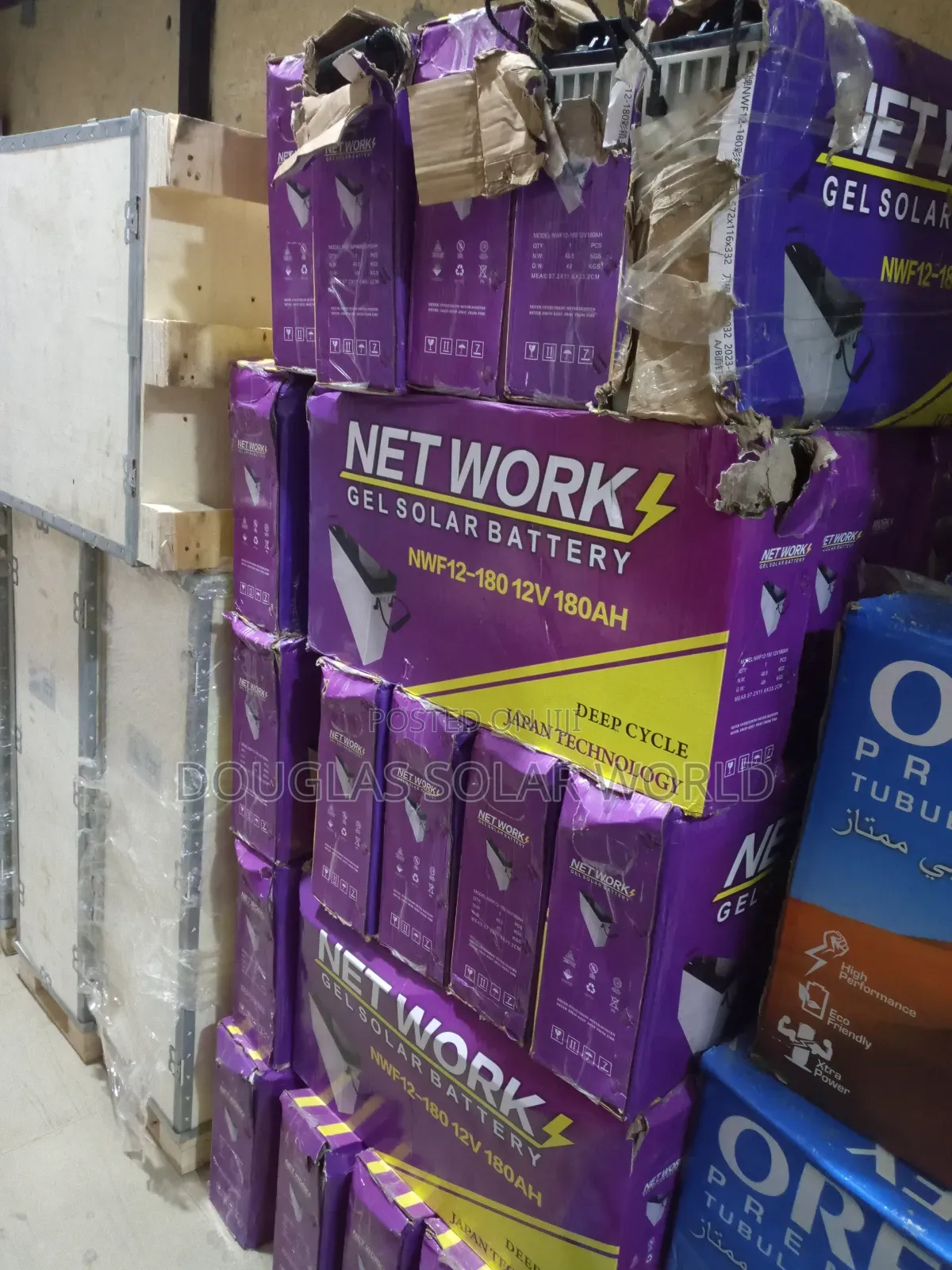 Net Work Solar Slim Gel Battery 180ah