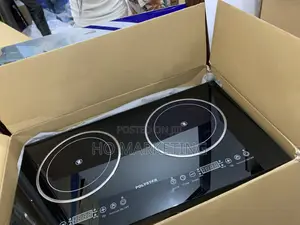 Stylish Polystar Glass Top Cooker – Double Electric Burners