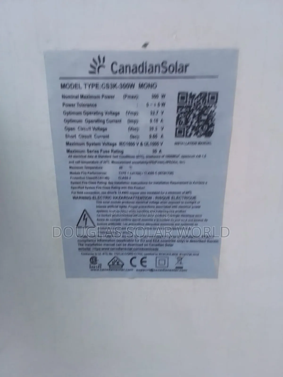 Refurbished Solar Panels 300w