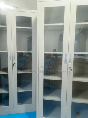 File Metal Glass Bookshelves