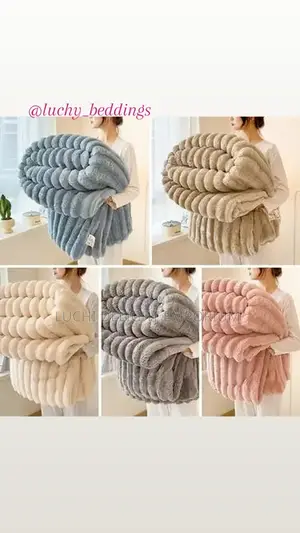 Luxuriously Soft Fluffy Fur Rabbit Blanket Available!