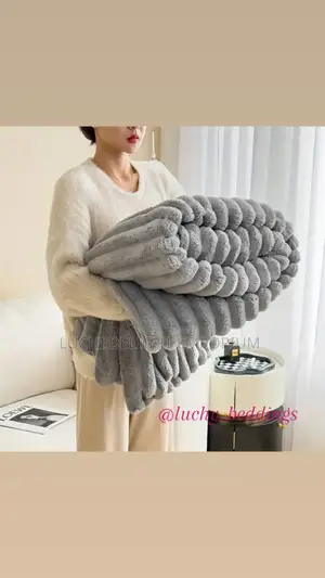 Luxuriously Soft Fluffy Fur Rabbit Blanket Available!