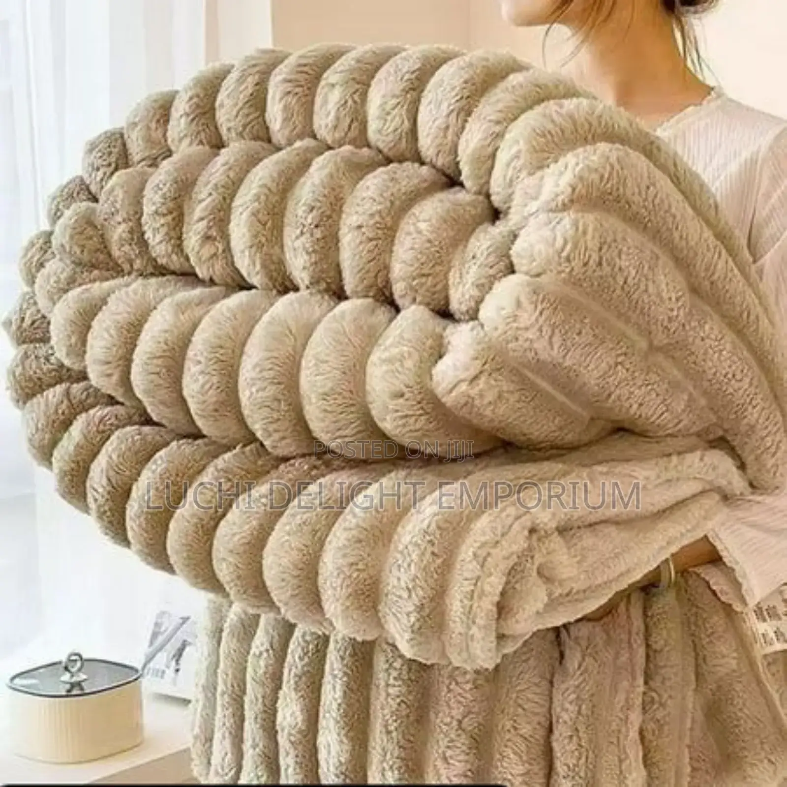 Luxuriously Soft Fluffy Fur Rabbit Blanket Available!