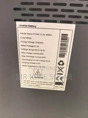 Titan 15kwh Lithium Iron Battery