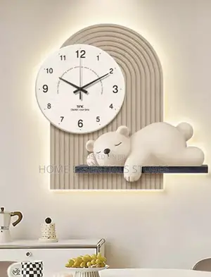 Photo - Decorative Cream Wind Cartoon Wall Clock