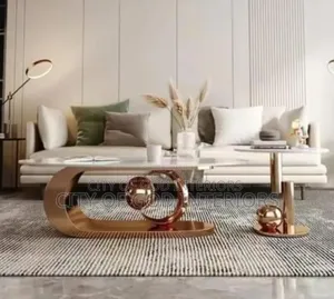High Class Imported Center Table Set With Marble Top