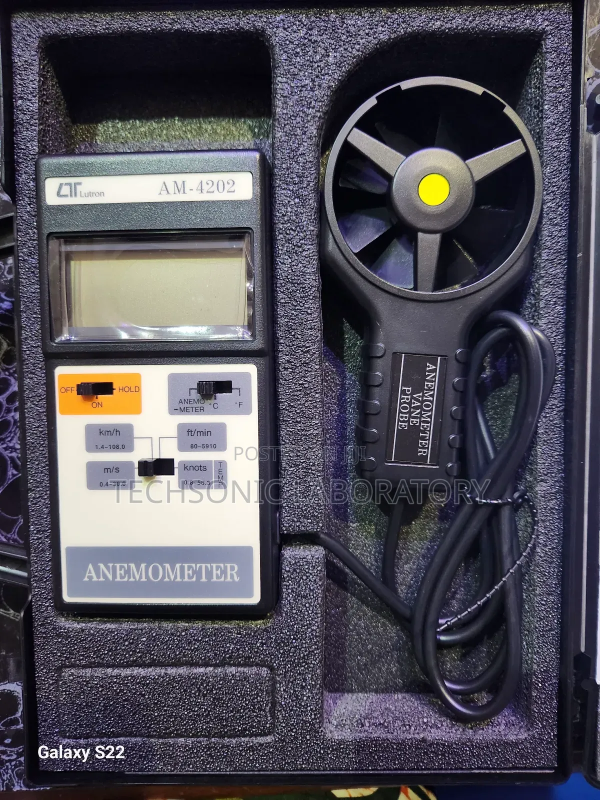 Lutron Anemometer Model Am 4202