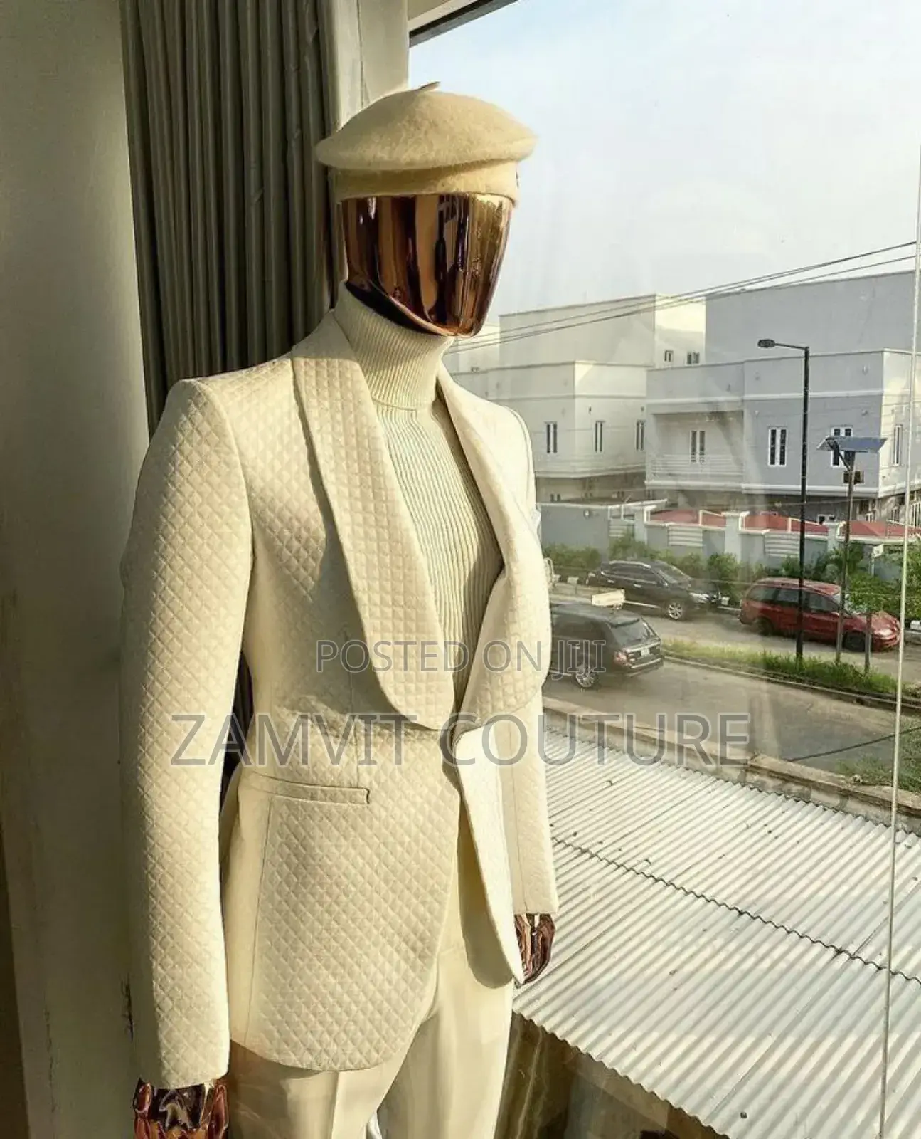Luxury Lapel Groom Suit.
