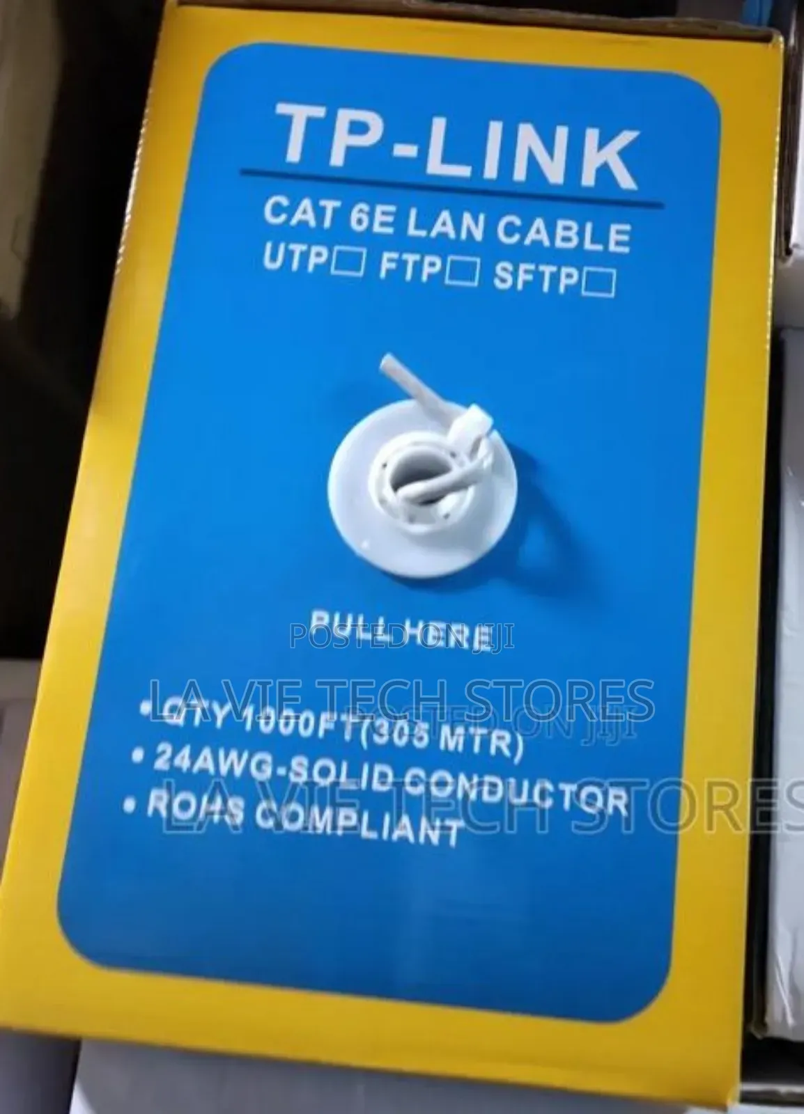 Tp-Link Cat 6e Indoor Lan Cable - 305m - Blue