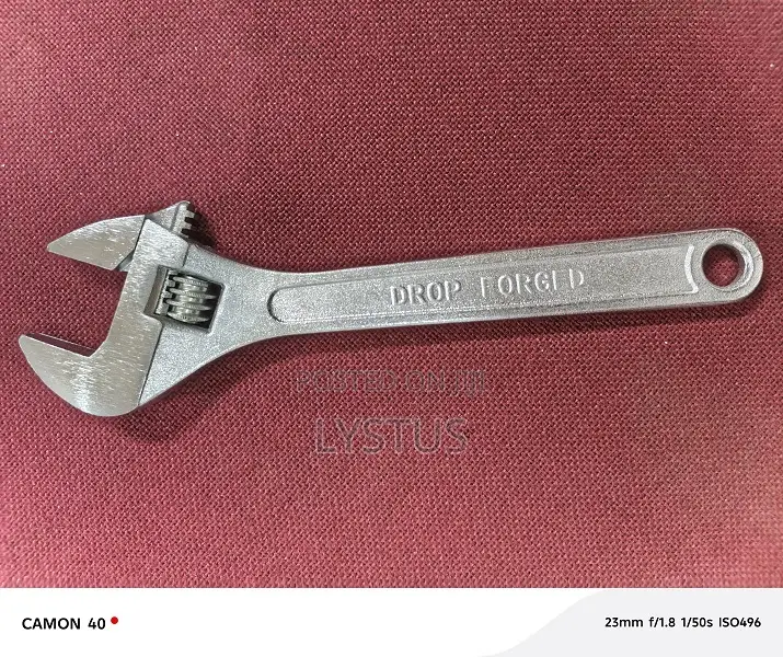 10" (250mm) Forged Steel Adjustable Spanner