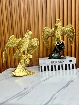 Very Big Captain Eagle Golden Figurines