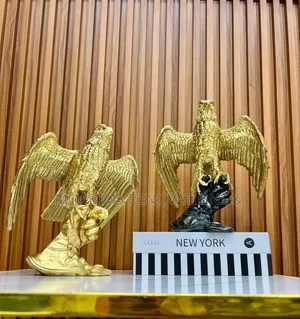 Very Big Captain Eagle Golden Figurines