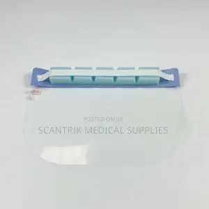 Anti-Splash Face Shield With Elastic White Strap