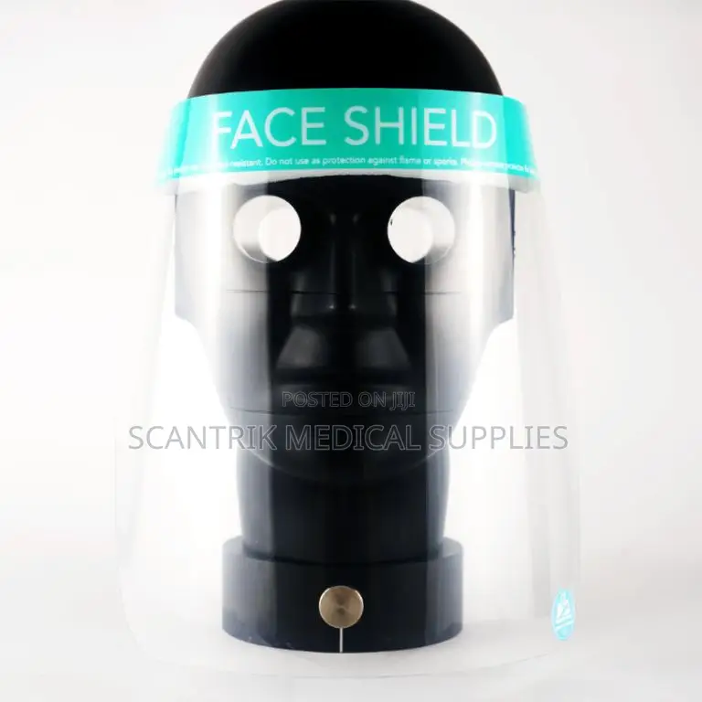 Nigerian Protective Face Shield White Band