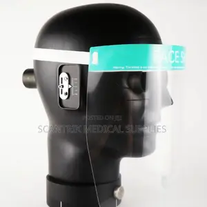 Clear Vision Face Shield With White Elastic