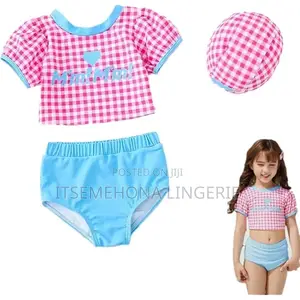 Cnzon Little Girl's Three Piece Bikini Set Size 3-7 Years