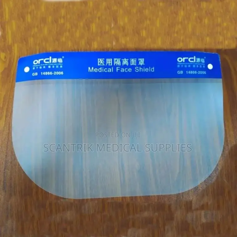 Adjustable Face Shield With White Elastic