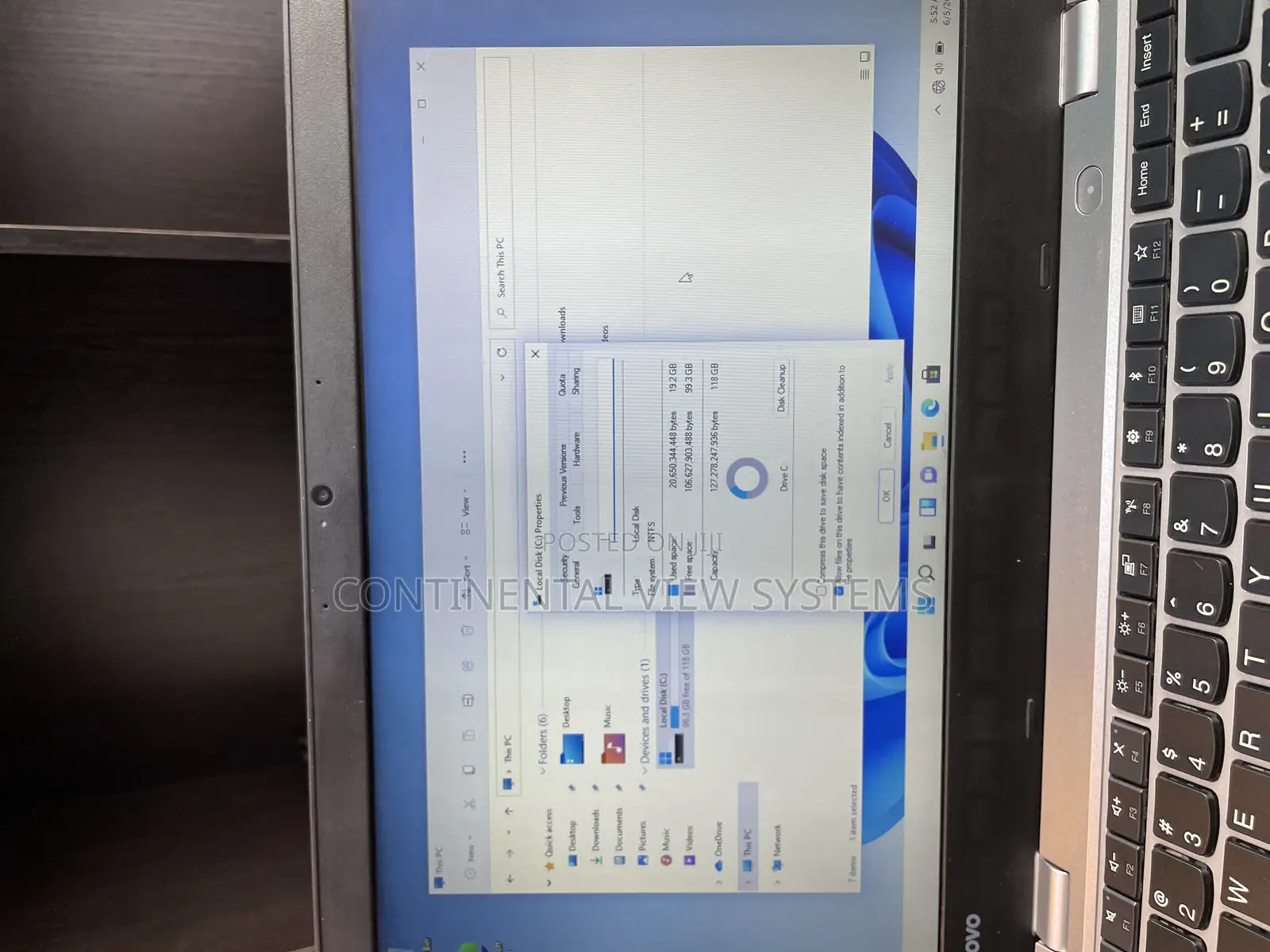 Laptop Lenovo ThinkPad 13 4GB Intel Celeron SSD 128GB
