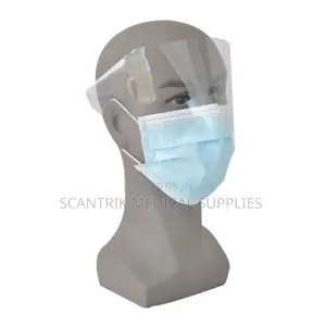 Disposable Face Shield With White Band