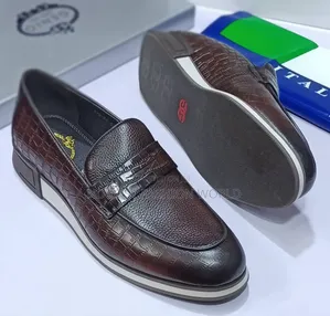 Brown Leather Genio Shoe