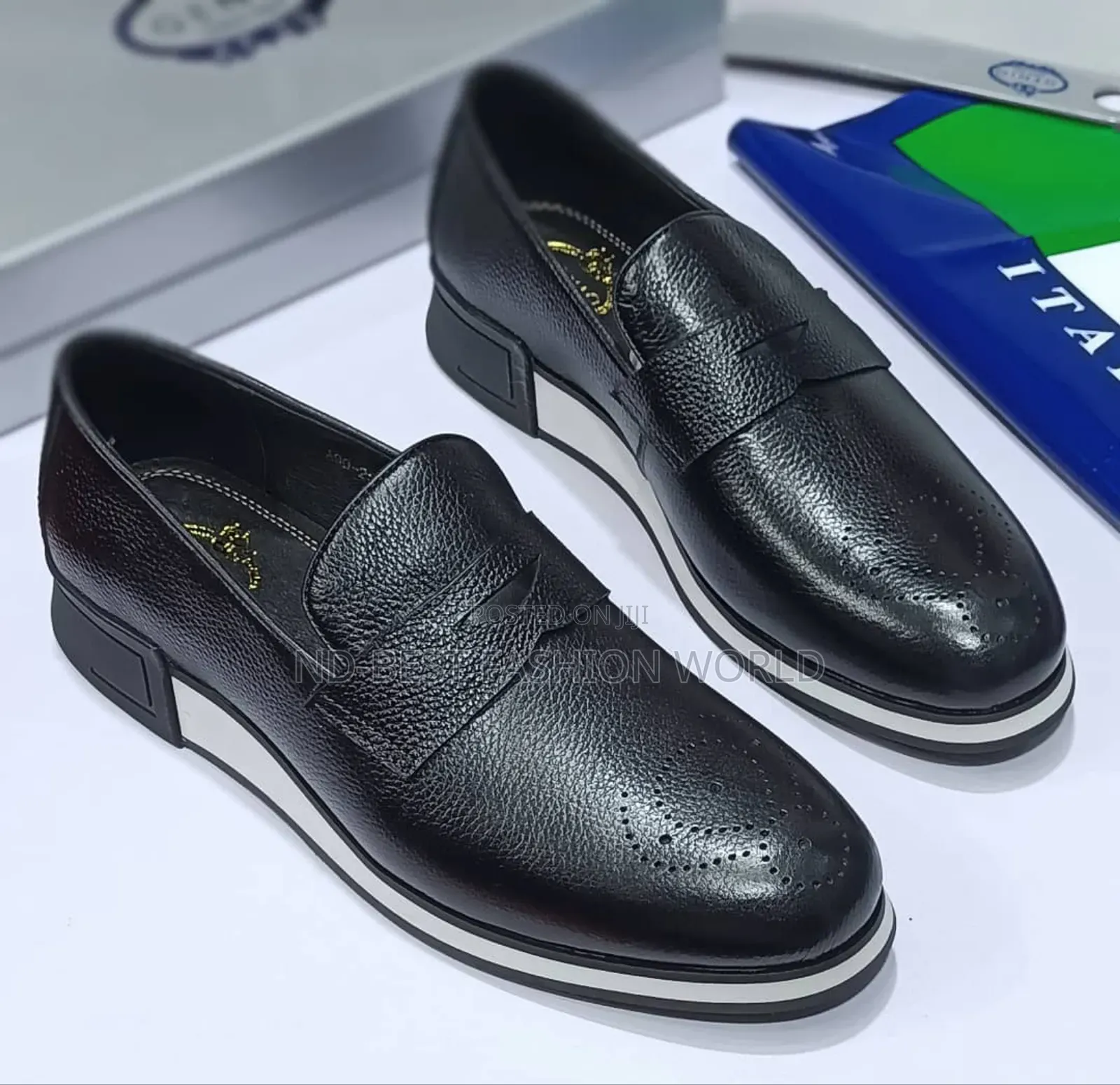 Brown Leather Genio Shoe