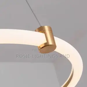 Modern Minimalist Chandelier (Gold)