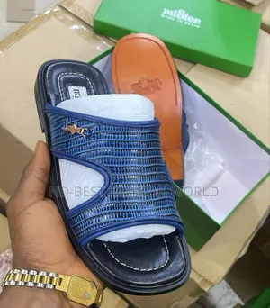 Men's Leather Slippers