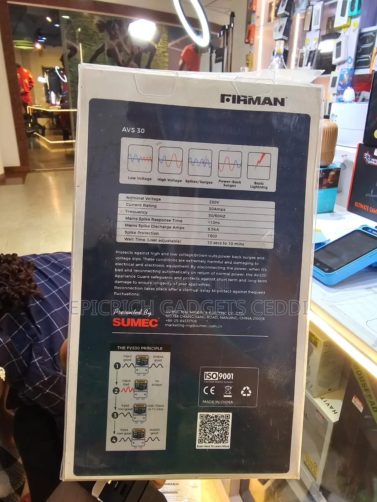 Firman 30amps Voltage Surge Protector For Ac