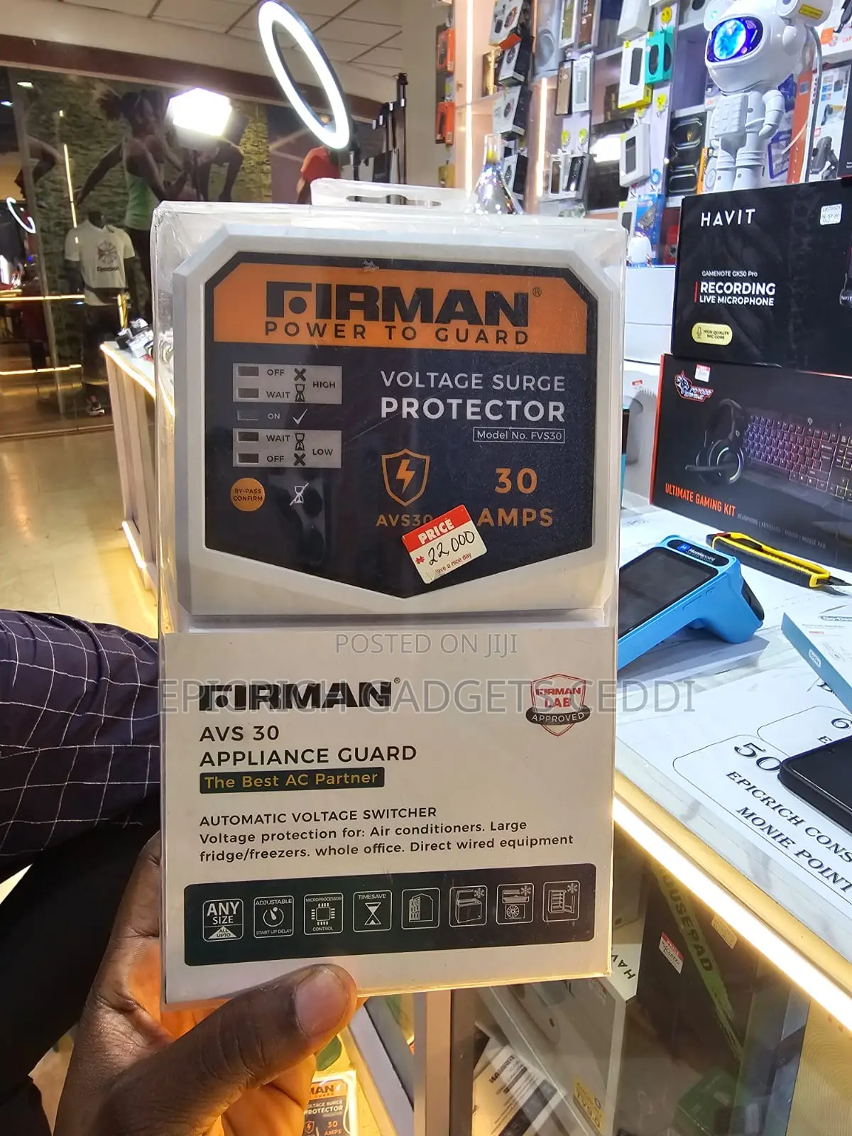 Firman 30amps Voltage Surge Protector For Ac