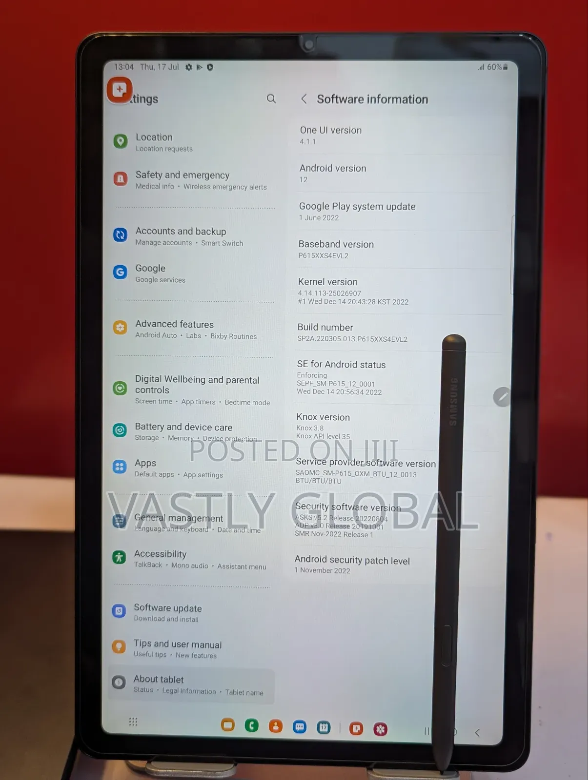 Samsung Galaxy Tab S6 Lite 64 GB Black